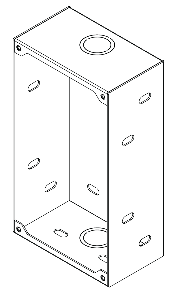 Flush mount for AOR Call Stations